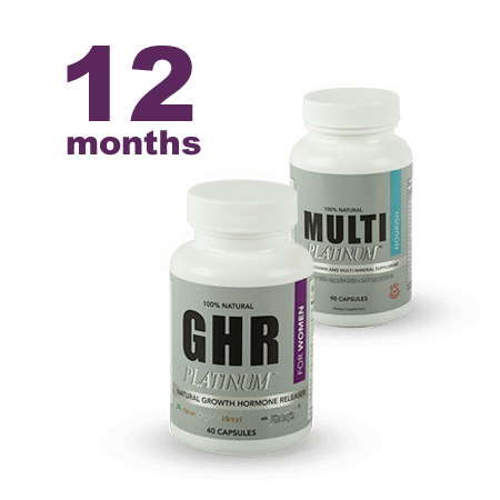 12 Bottles (GHR Platinum For Women) & 4 Multi Platinum Bottles